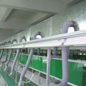 电子厂生产线排气案例
